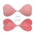 Soutien-gorge en silicone sans bretelles en forme de coeur